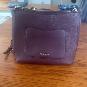 Nine West Dark Purple Crossbody Bag